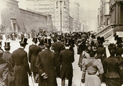 Easter Sunday on 5th Ave., New York City by Joseph Byron
